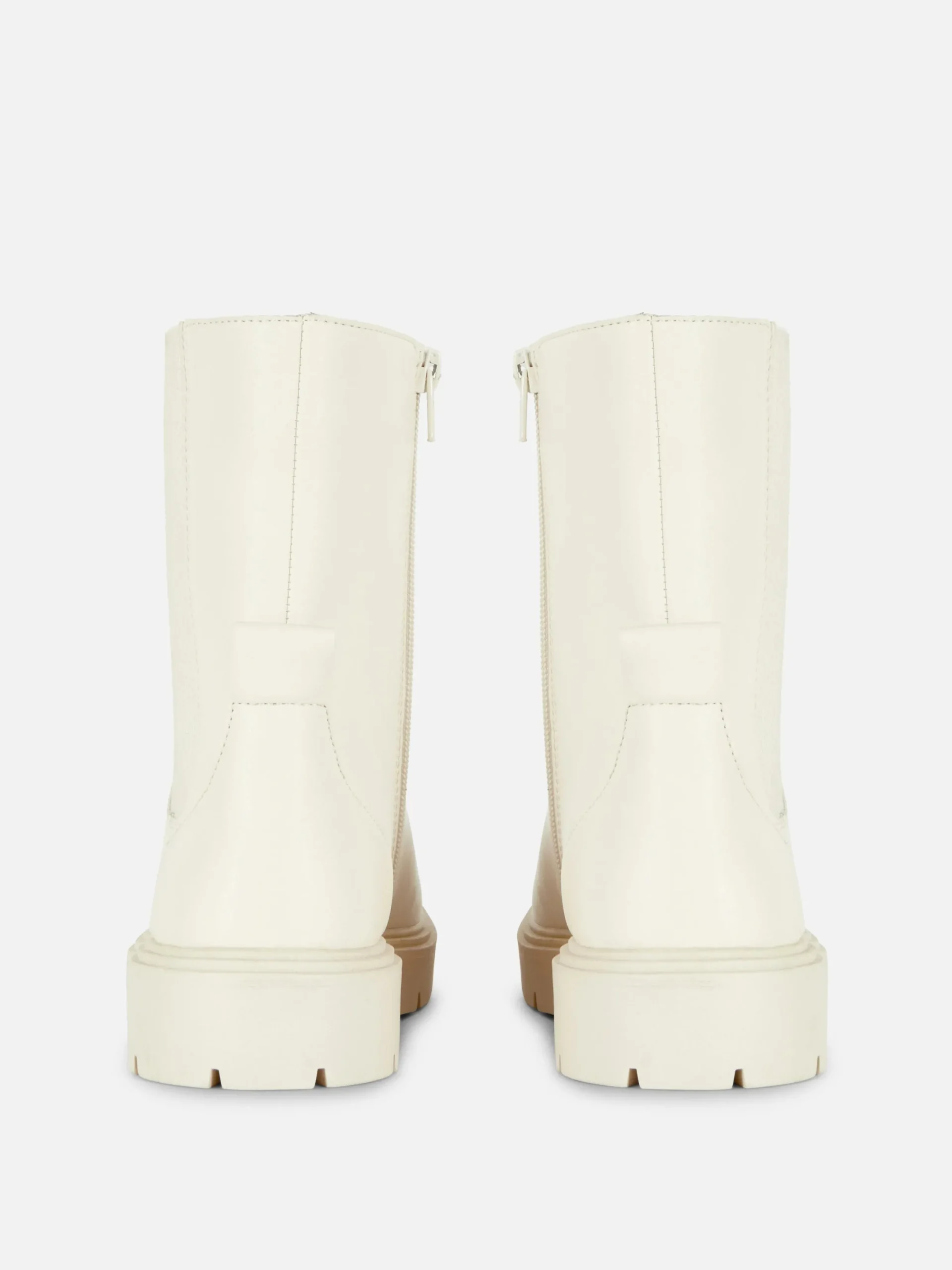 Stiefel Und Gummistiefel|Primark Chelseaboots Mit Seitenreißverschluss Cremefarben