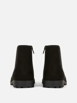 Stiefel Und Gummistiefel|Primark Chelsea-Stiefeletten Mit Reißverschluss Schwarz
