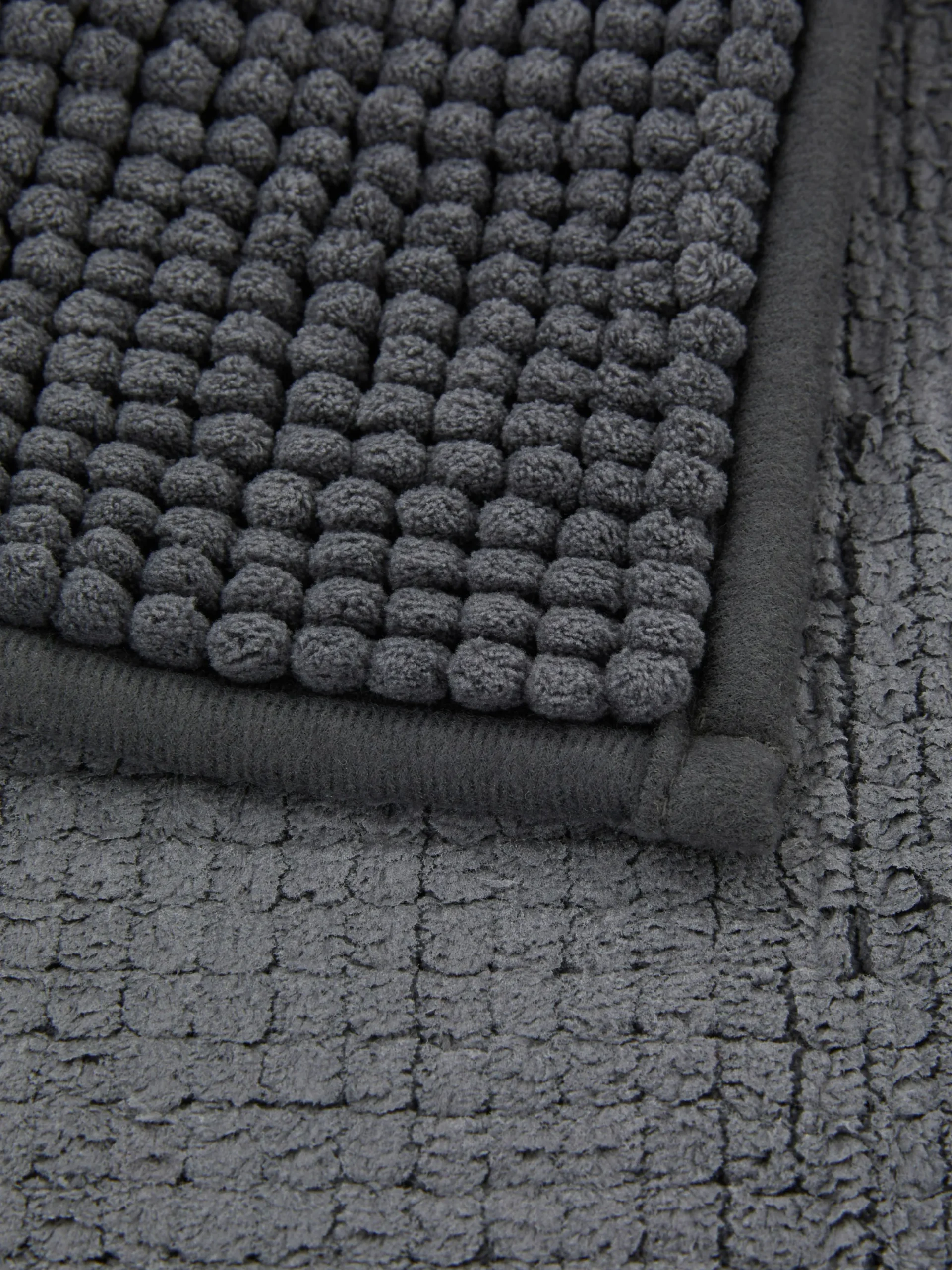 Badematten|Primark Chenille-Badematte Dunkelgrau