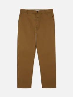 Hosen|Primark Chinohose In Gerader Passform Tabakbraun