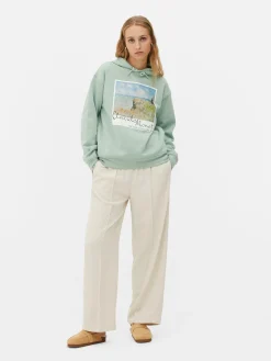 Hoodies Und Sweatshirts|Grafik-T-Shirts Und -Sweatshirts|Primark „Claude Monet“ Hoodie Mintgrün