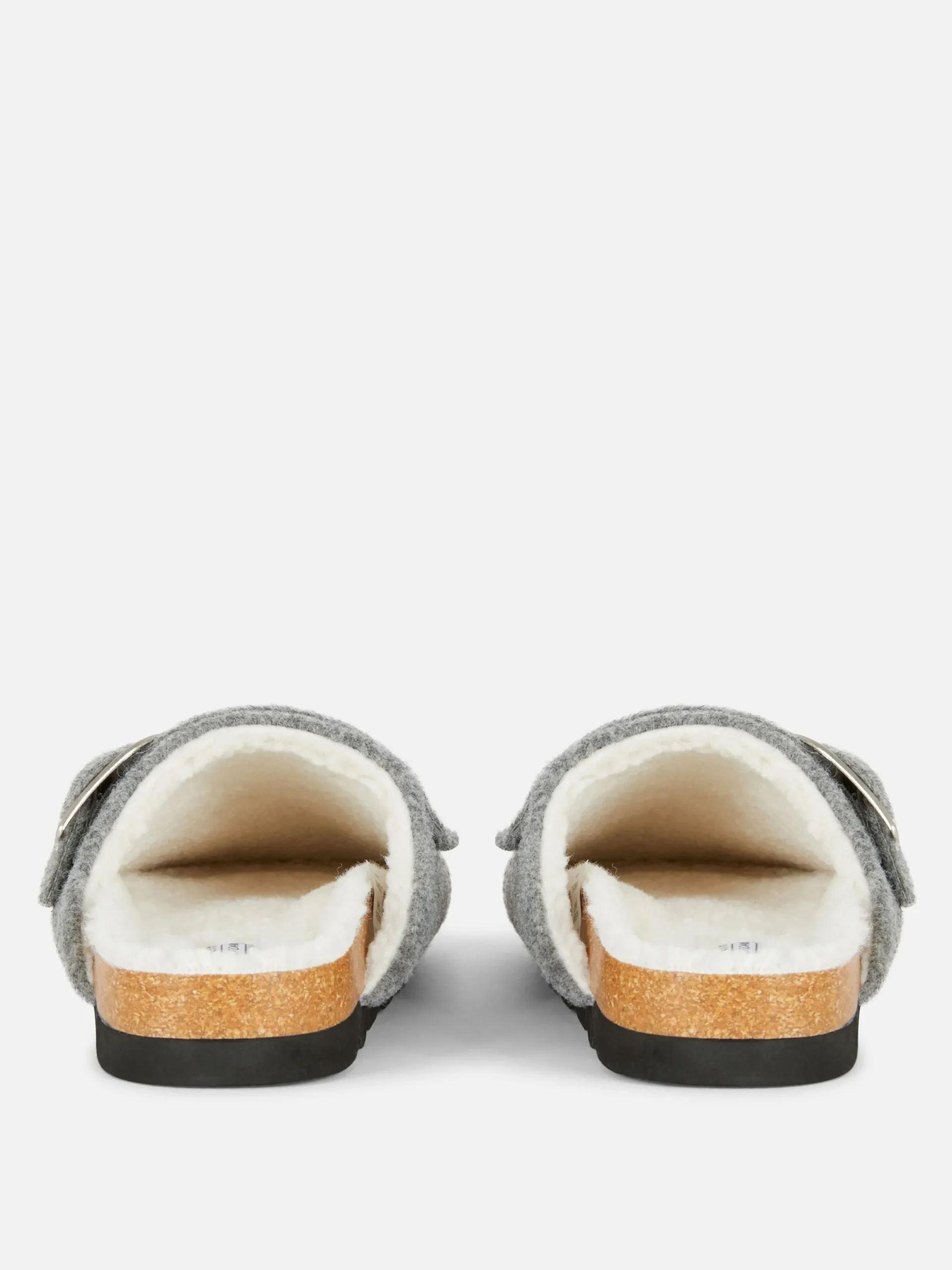 Hausschuhe|Hausschuhe|Primark Clog-Mules Aus Filz Grau