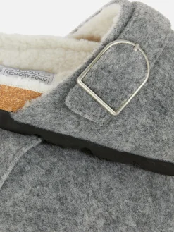 Hausschuhe|Hausschuhe|Primark Clog-Mules Aus Filz Grau