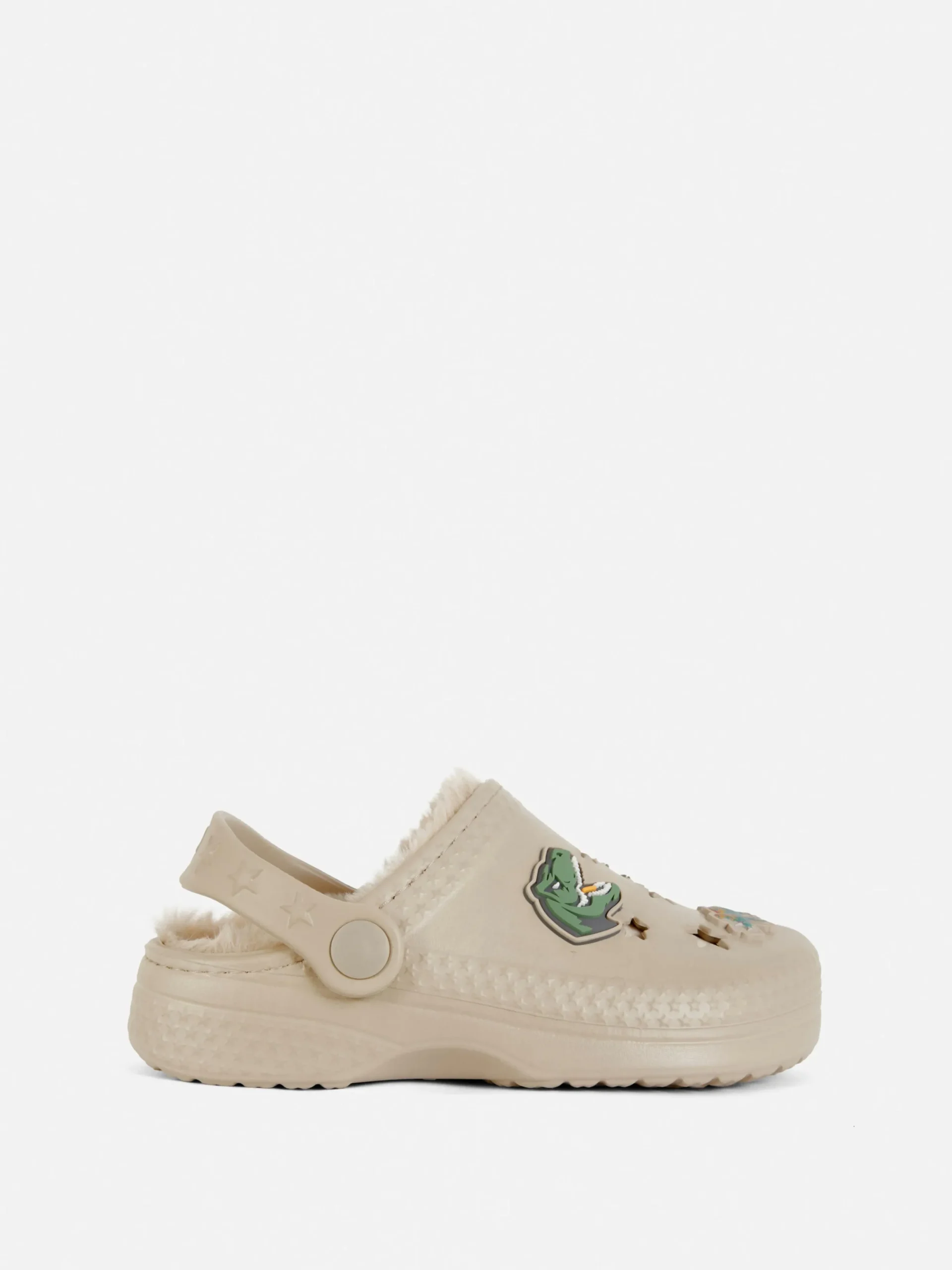 Hausschuhe|Primark Clogs Mit Dinosaurier-Design Und Kunstfellfutter Multi