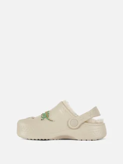 Hausschuhe|Primark Clogs Mit Dinosaurier-Design Und Kunstfellfutter Multi