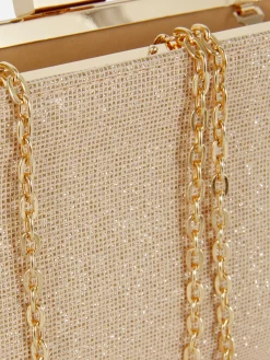 Taschen Und Portemonnaies|Primark Clutch Mit Glitzer Gold