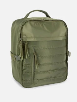 Taschen Und Portemonnaies|Primark „Compact Travel“ Rucksack Khakifarben