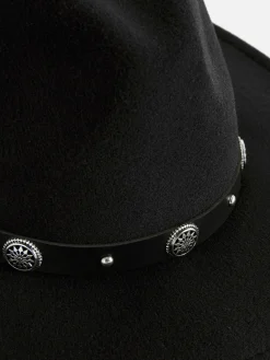 Mützen, Handschuhe Und Schals|Primark Cowboyhut Mit Nietendetails Schwarz