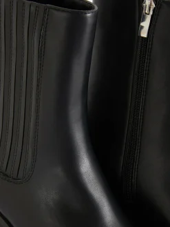 Stiefel|Primark Cowboystiefel Aus Kunstleder Schwarz