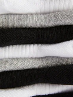 Socken|Primark Crew-Socken, 5er-Pack Schwarz/Weiß