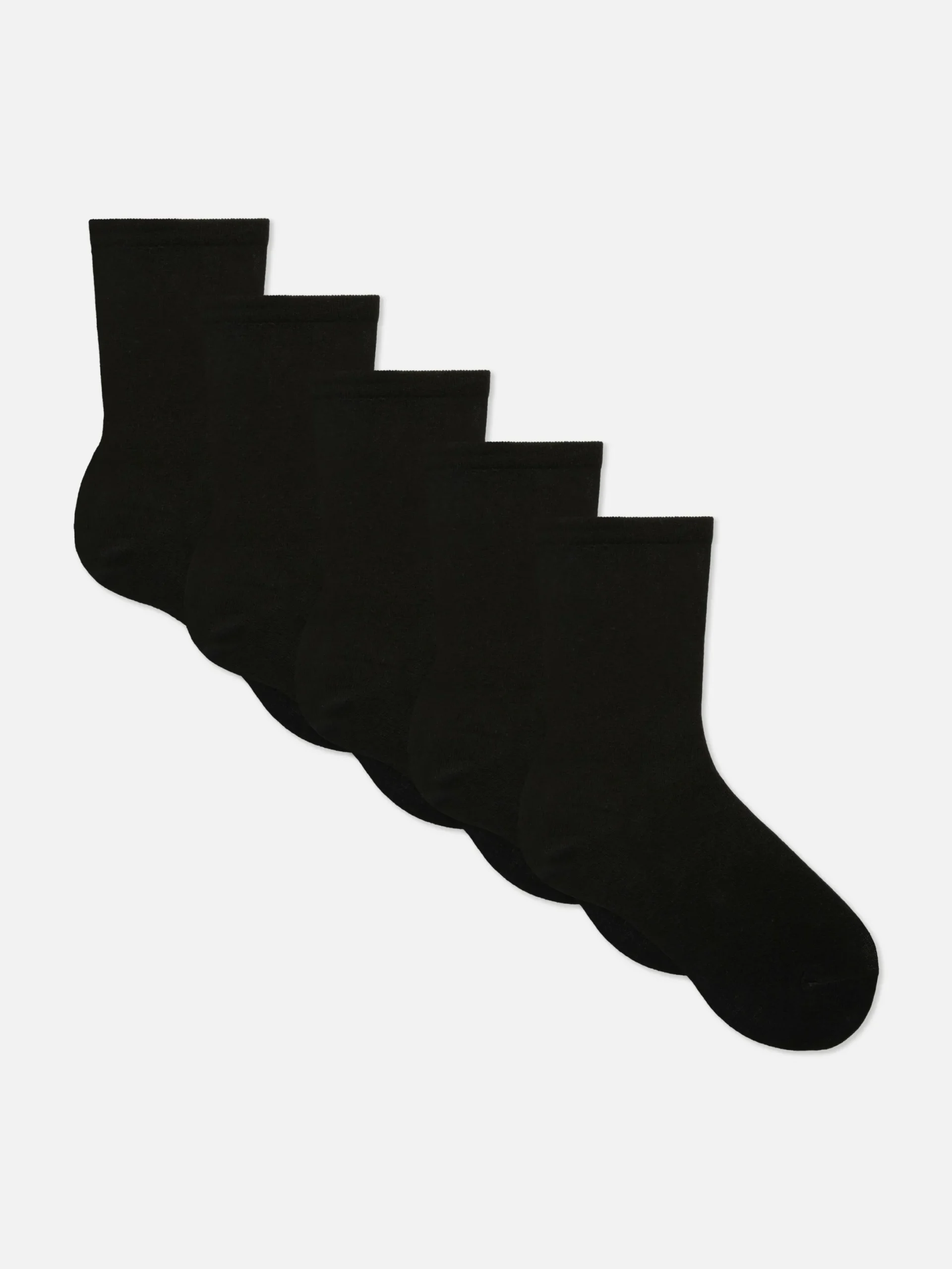 Socken|Primark Crew-Socken, 5er-Pack Schwarz