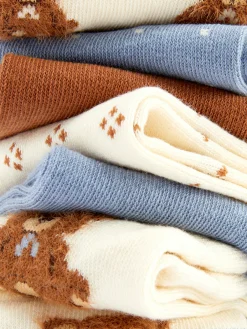 Socken|Primark Crew-Socken Mit Bärenmotiv, 7er-Pack Blau