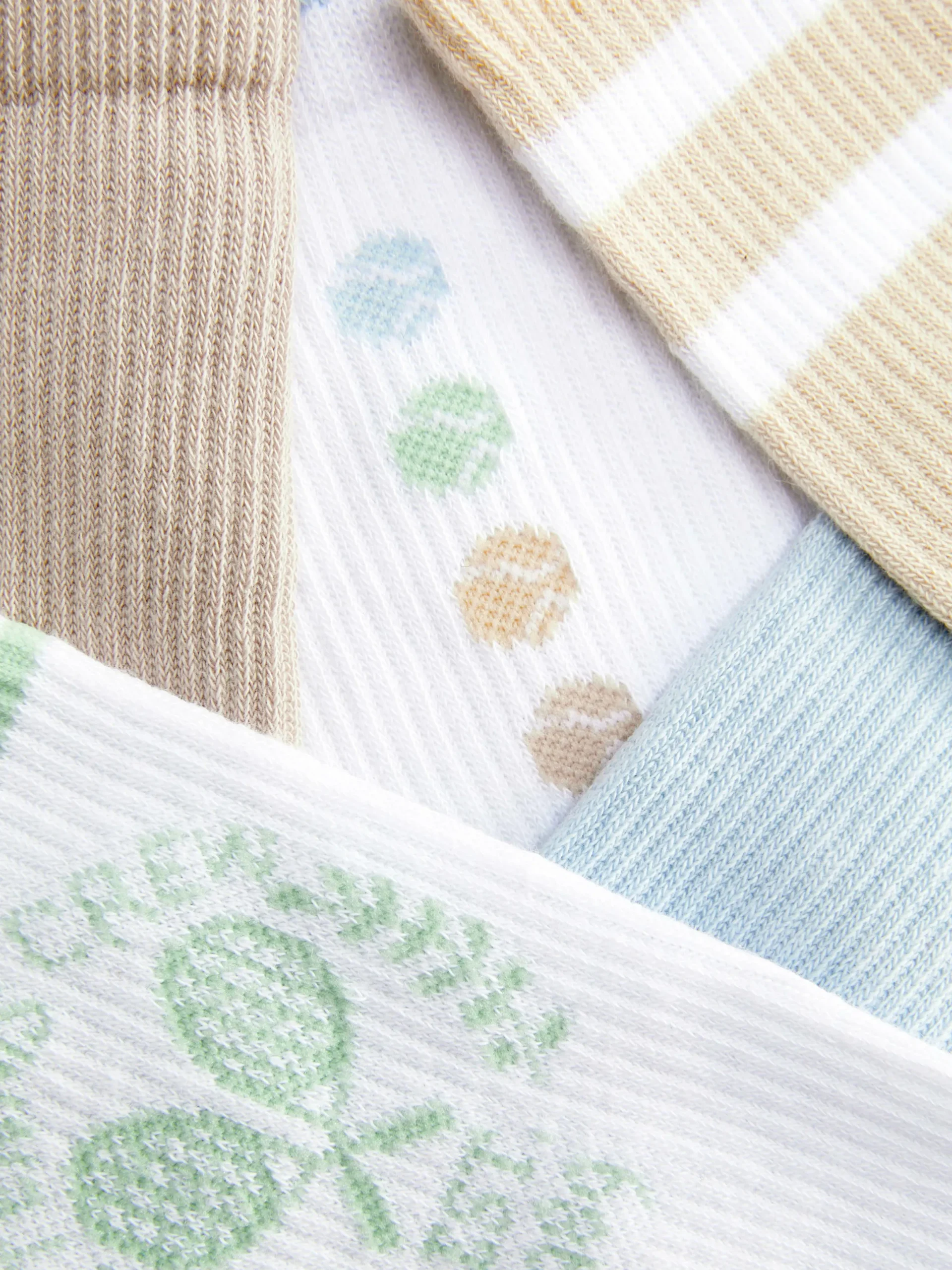 Socken|Primark Crew-Socken Mit Grafik, 5er-Pack Grün