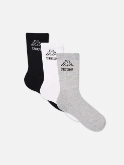 Socken|Sportbekleidung|Primark Crew-Socken Mit „Kappa X “ Logo, 3er-Pack Multi