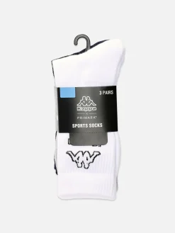 Socken|Sportbekleidung|Primark Crew-Socken Mit „Kappa X “ Logo, 3er-Pack Multi