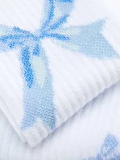 Socken|Primark Crew-Socken Mit Koketter Schleife, 2er-Pack Blau