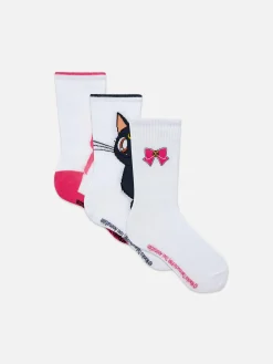 Socken|Primark Crew-Socken Mit „Sailor Moon“ Grafik Weiß