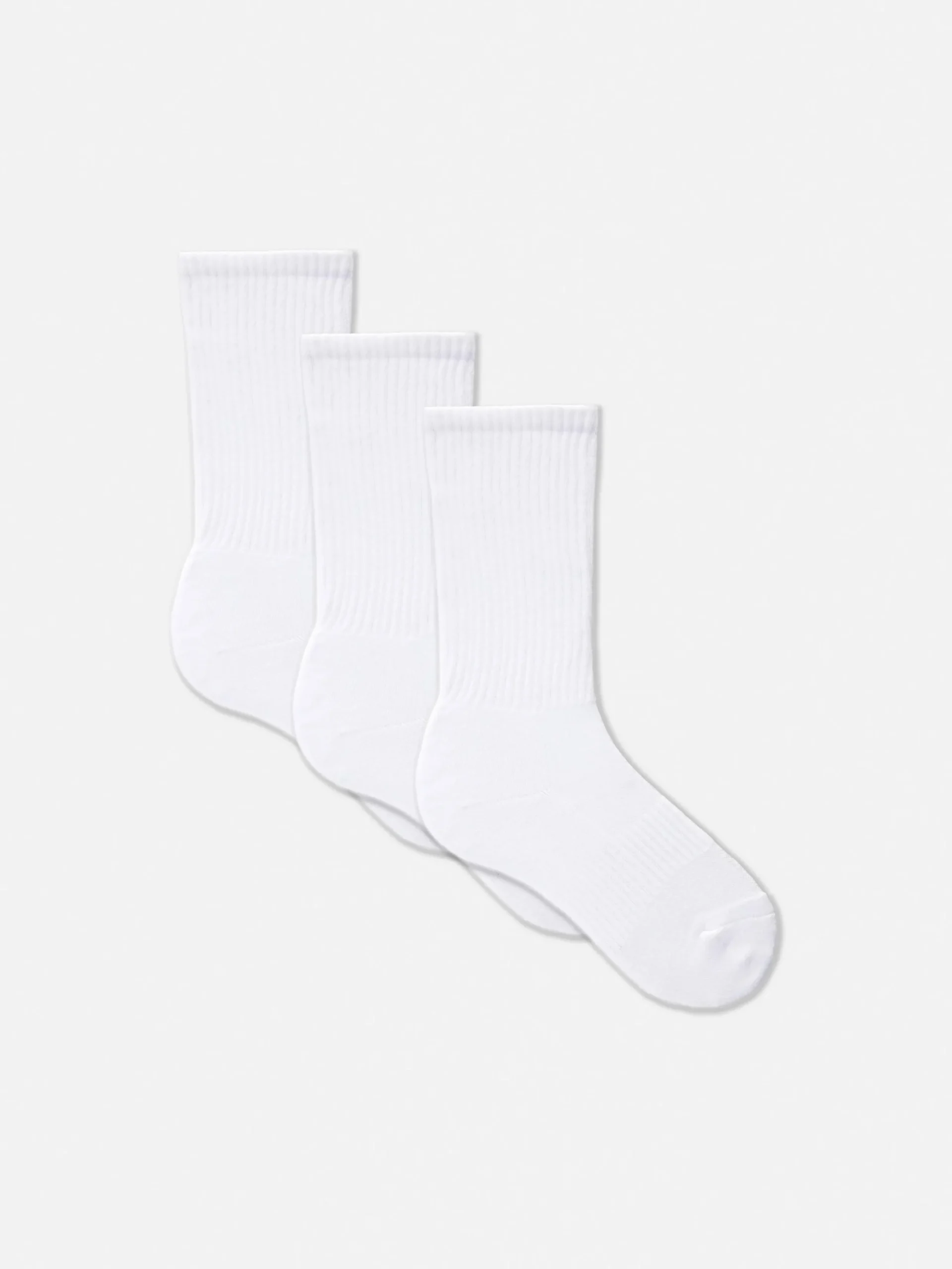 Socken|Primark Crew-Sportsocken, 3er-Pack Weiß