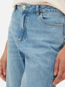 Denim|Jeans|Primark Denim Jeans Mit Geradem Bein Mittelblau