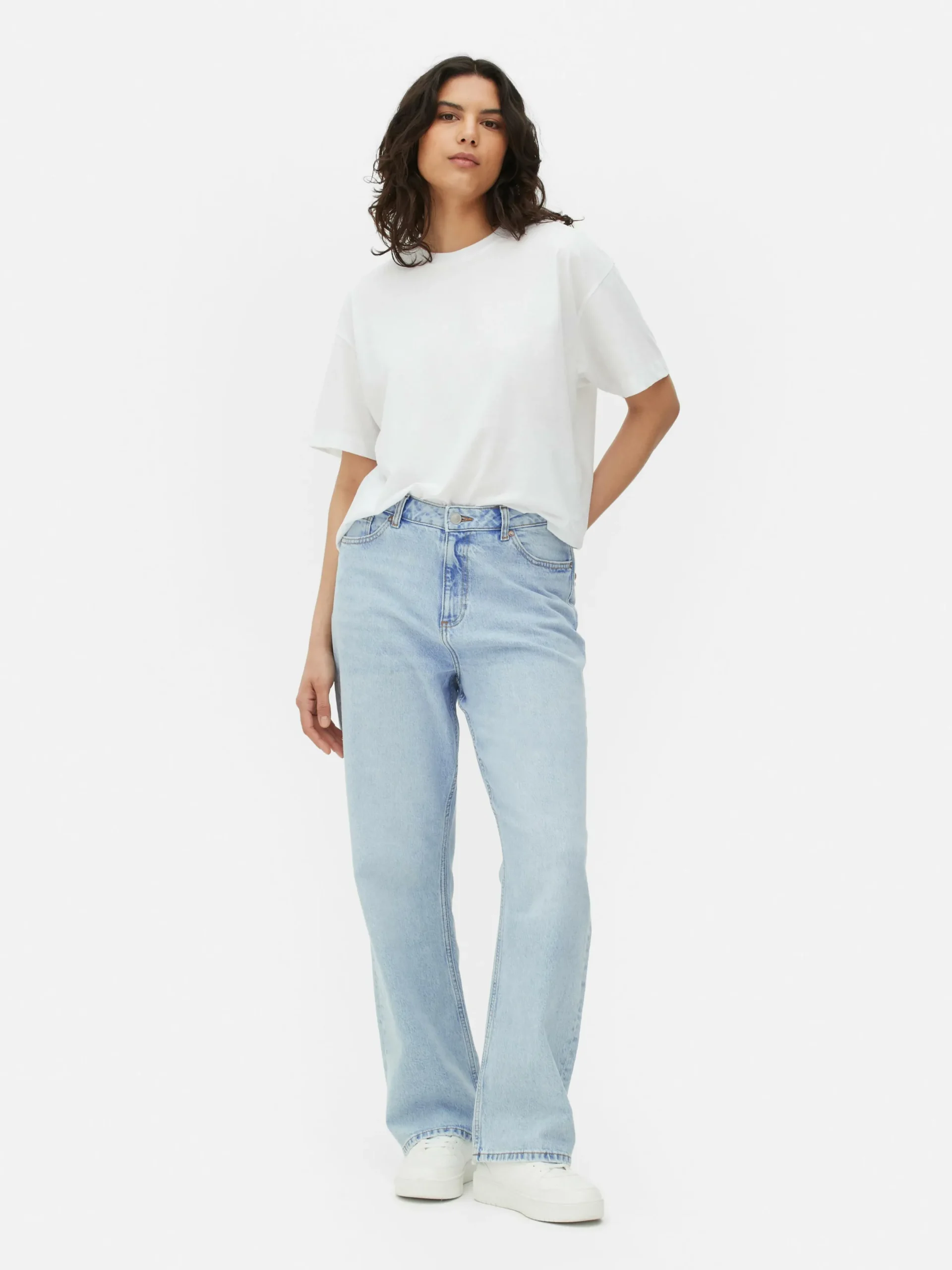 Denim|Jeans|Primark Denim Jeans Mit Geradem Bein Hellblau