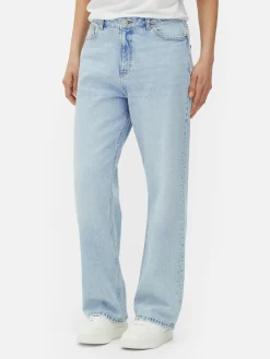 Denim|Jeans|Primark Denim Jeans Mit Geradem Bein Hellblau