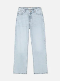 Denim|Jeans|Primark Denim Jeans Mit Geradem Bein Hellblau