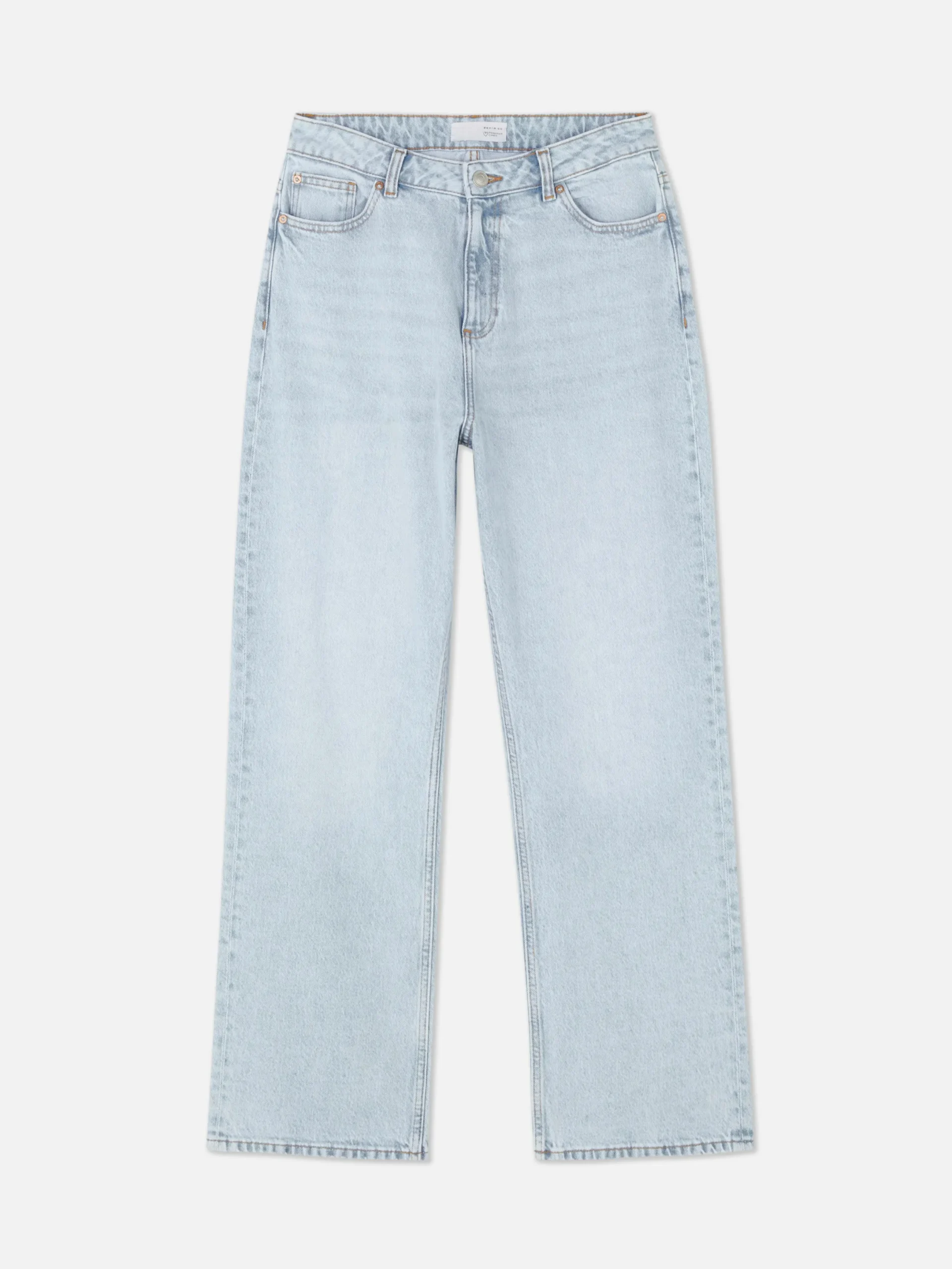 Denim|Jeans|Primark Denim Jeans Mit Geradem Bein Hellblau