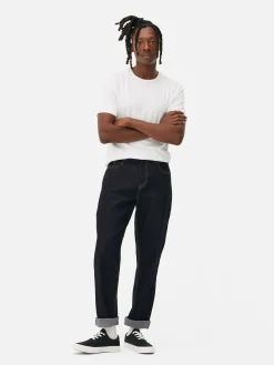 Jeans|Primark Denim-Jeans In Gerader Passform Dunkelblau