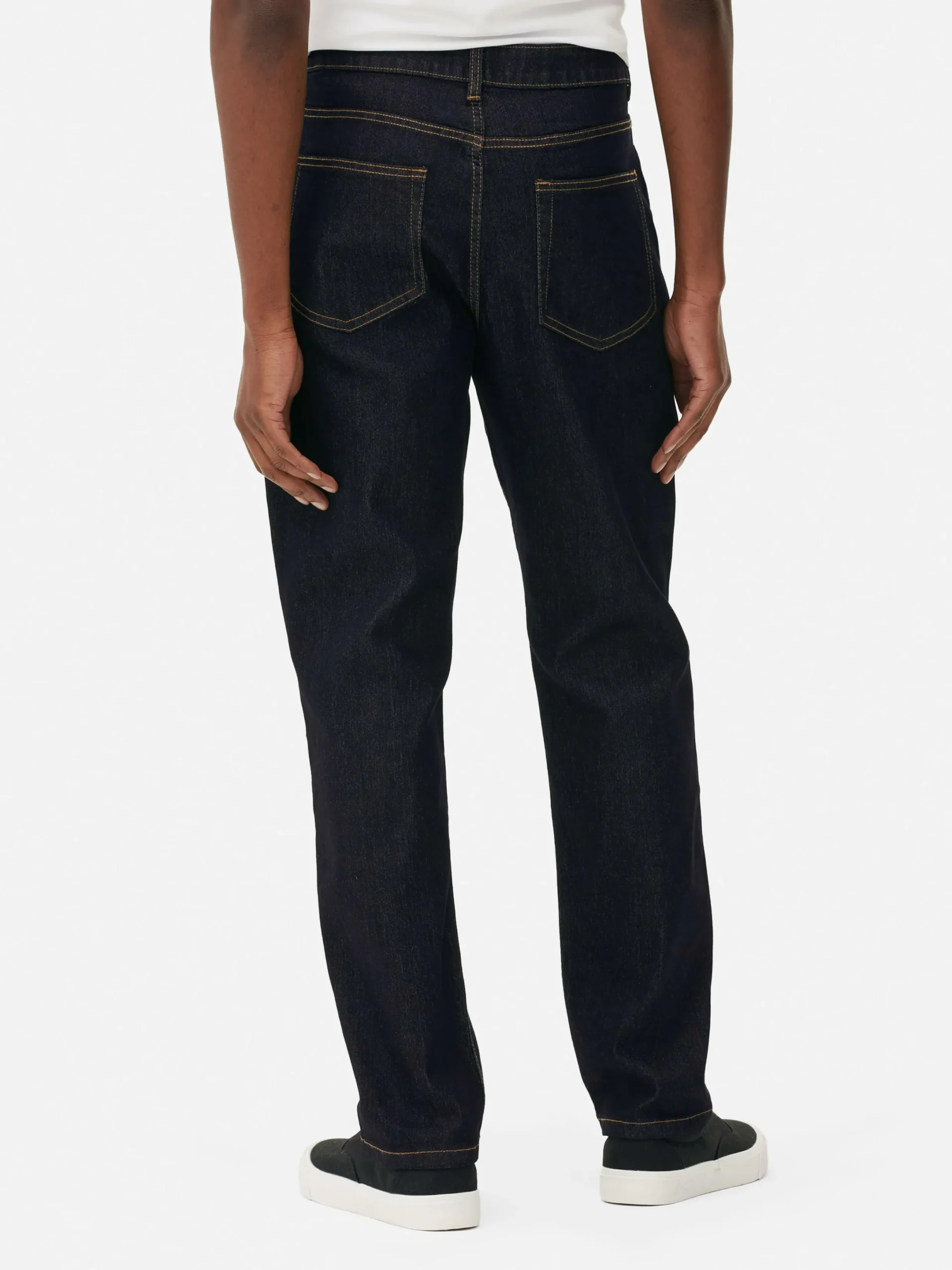 Jeans|Primark Denim-Jeans In Gerader Passform Dunkelblau