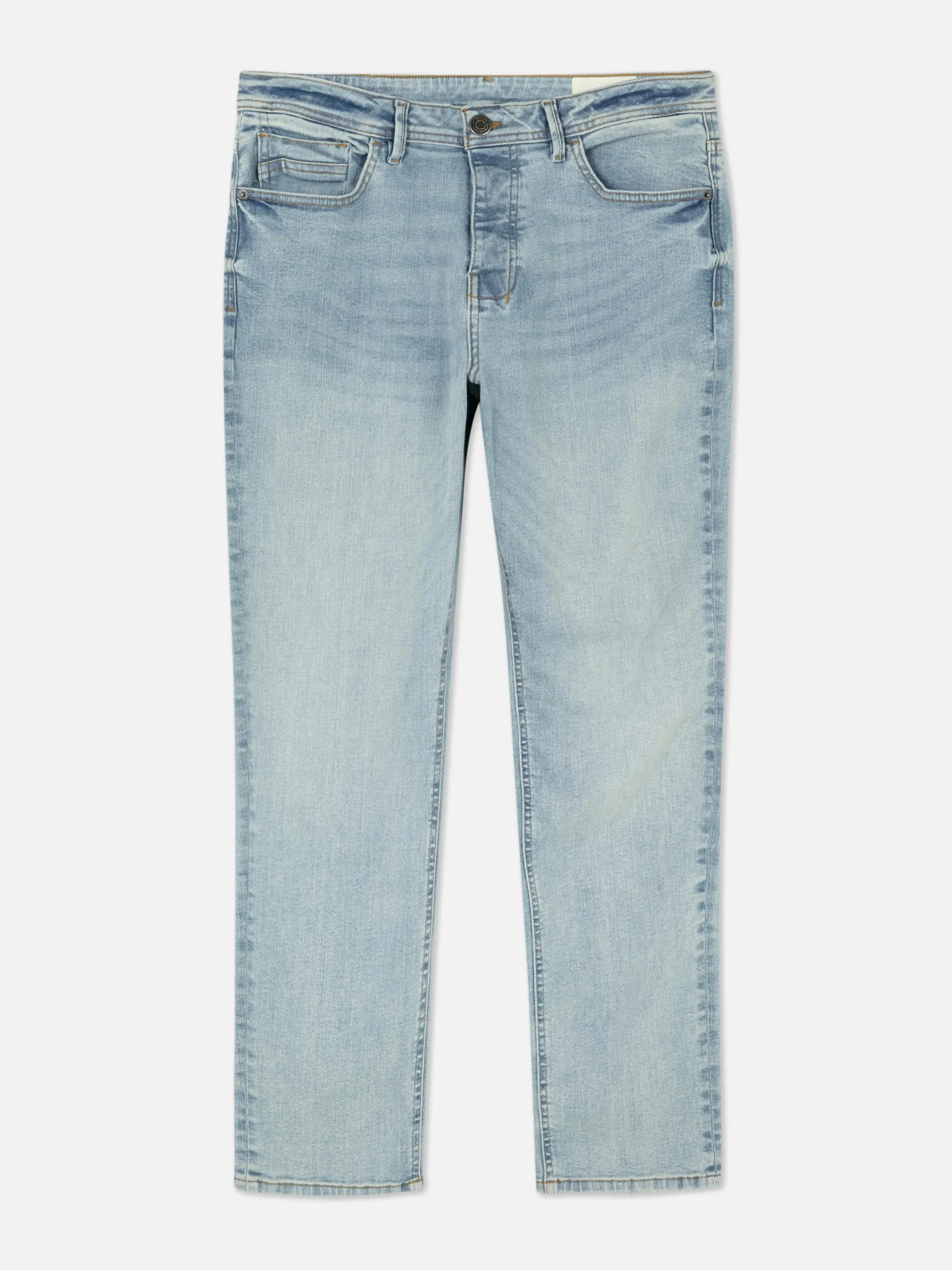 Jeans|Primark Denim-Jeans Mit Geradem Bein Hellblau