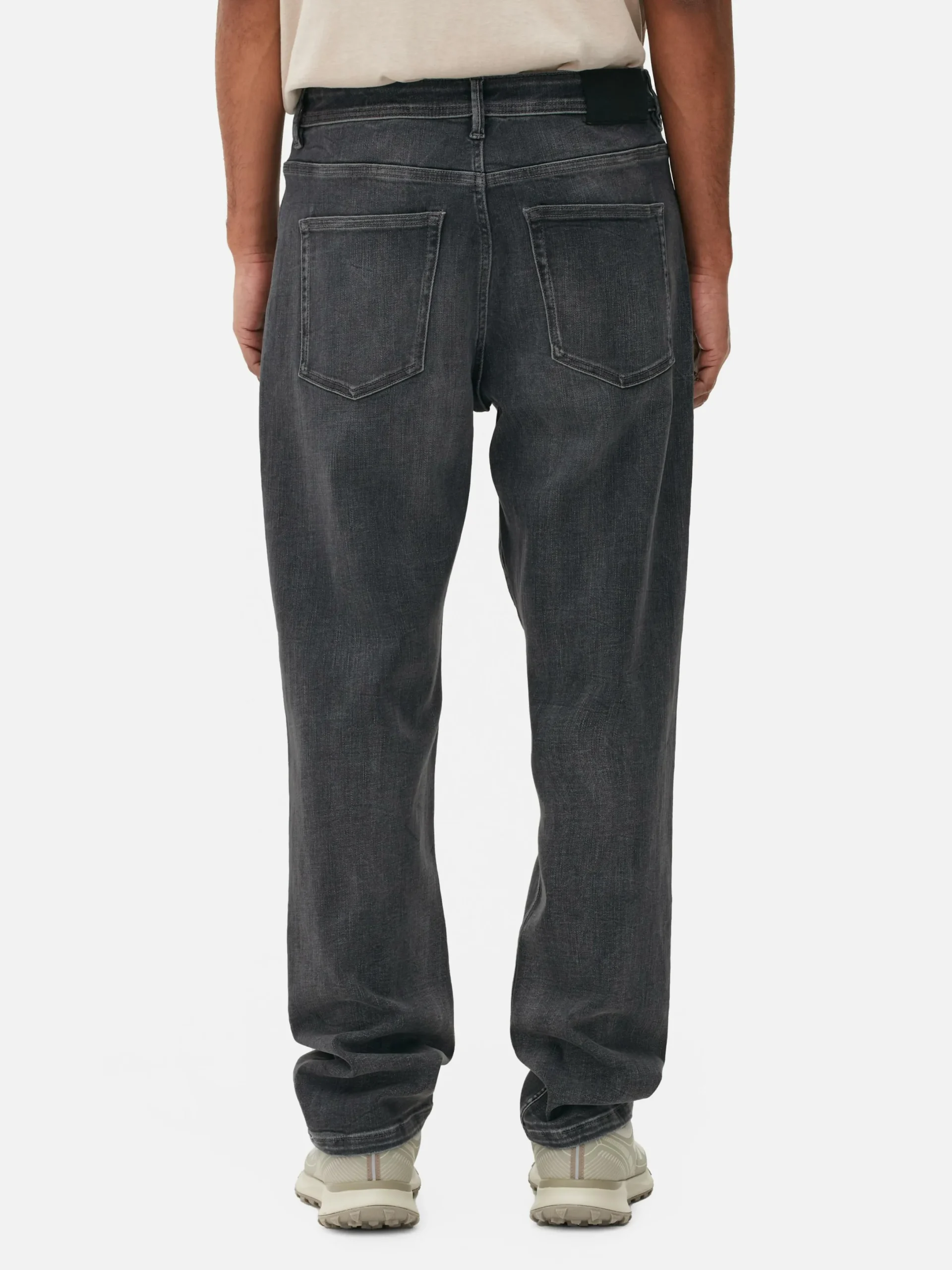 Jeans|Primark Denim-Jeans Mit Geradem Bein Grau