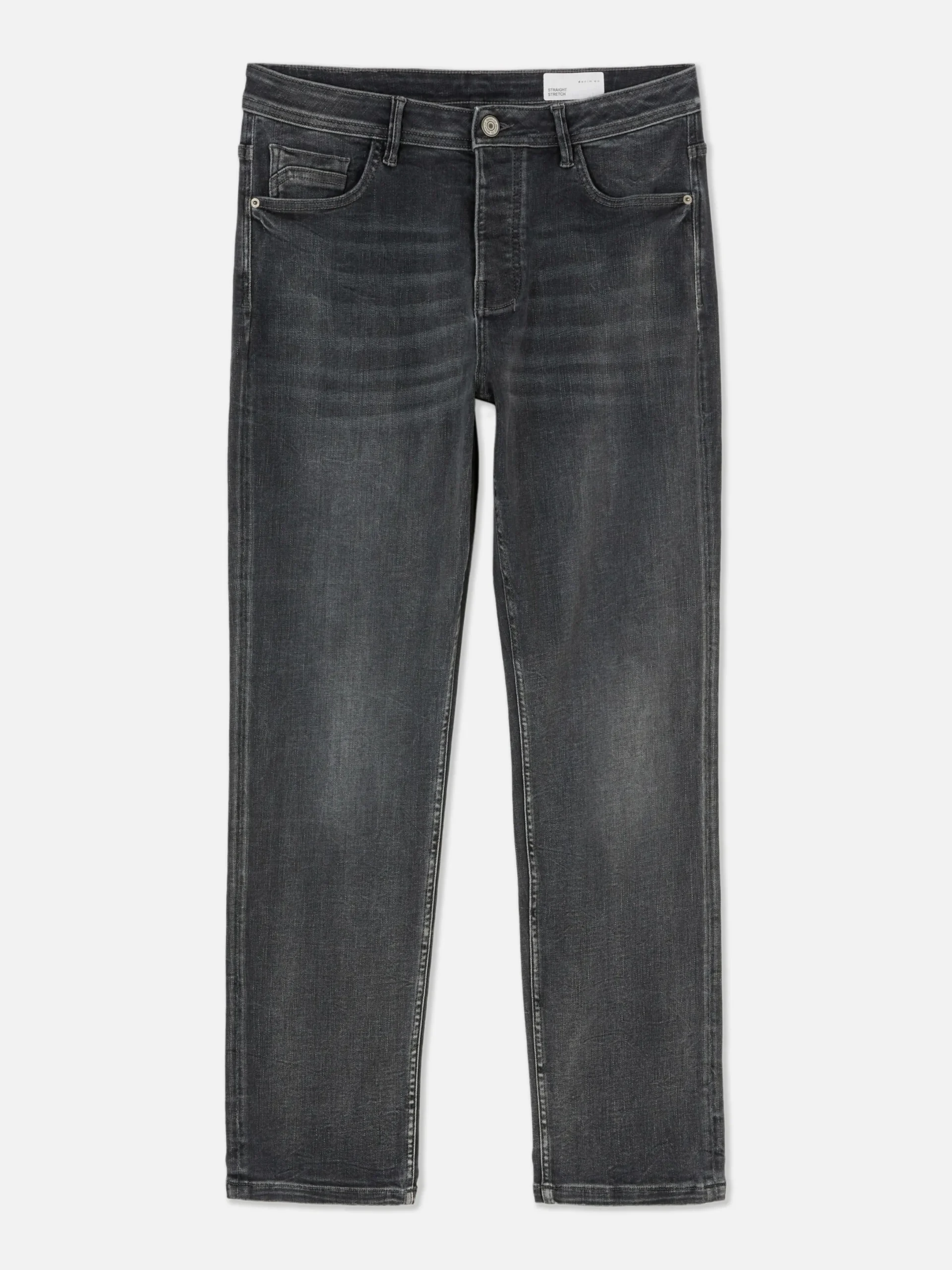Jeans|Primark Denim-Jeans Mit Geradem Bein Grau