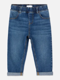 Hosen Und Leggings|Primark Denim-Jeans Mit Umschlag Mittelblau
