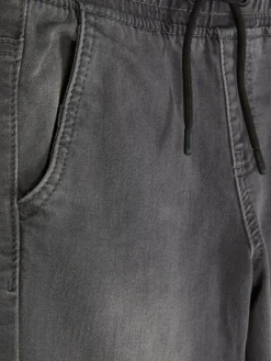 Jeans|Primark Denim-Jeggings Mit Kordelzug Dunkelgrau