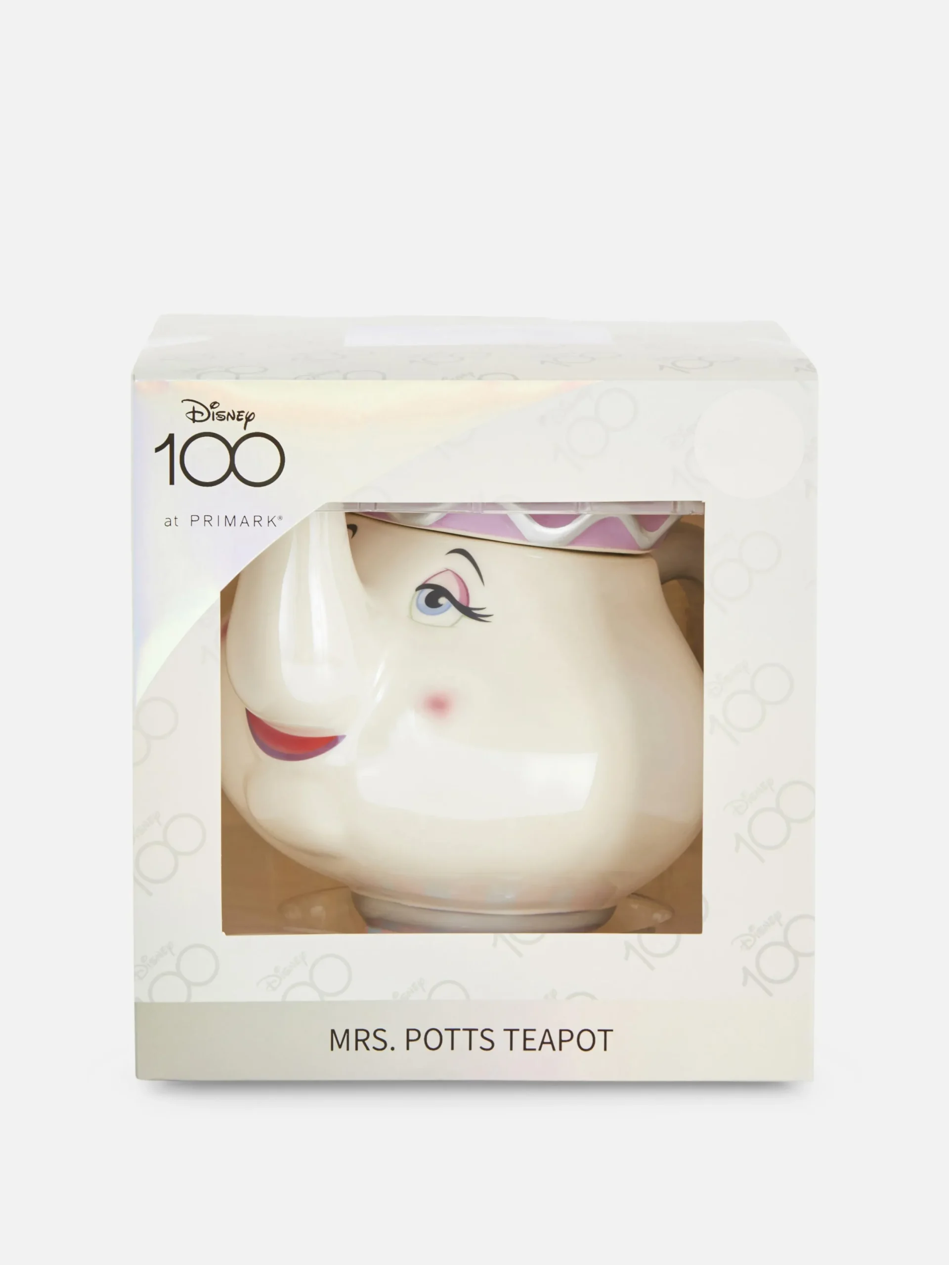 Geschirr|Primark „Die Schöne Und Das Biest“ Mrs. Potts Teekanne Silber
