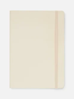 Notizbücher|Primark DIN A5-Notizbuch Mit Kunstledereinband Beige