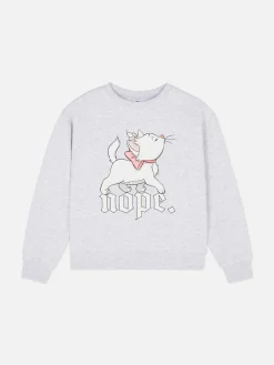 Hoodies Und Sweatshirts|Primark „Disney Aristocats Marie“ Sweatshirt Grau meliert