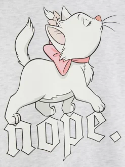 Hoodies Und Sweatshirts|Primark „Disney Aristocats Marie“ Sweatshirt Grau meliert