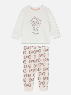 Schlafanzüge Und Nachtwäsche|Primark „Disney Aristocats Marie“ Schlafanzug Aus Fleece Ecrufarben