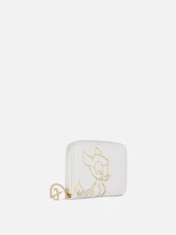 Taschen Und Portemonnaies|Primark „Disney Bambi“ Portemonnaie Mit Goldfarbenen Details Ecrufarben