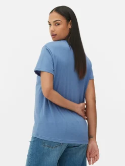 Tops Und T-Shirts|Primark „Disney Bösewichte“ T-Shirt Mit Grafik Dunkelblau