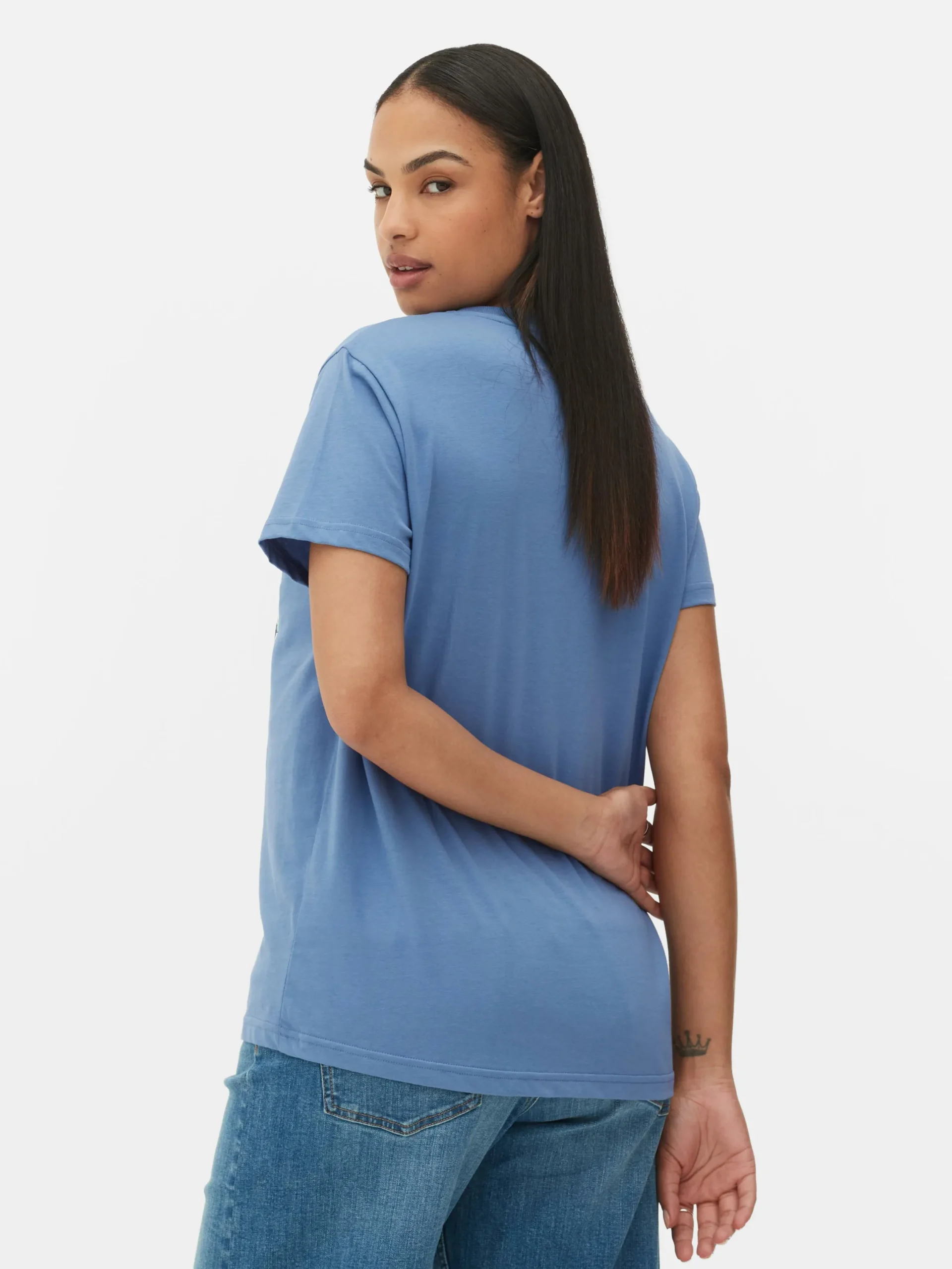 Tops Und T-Shirts|Primark „Disney Bösewichte“ T-Shirt Mit Grafik Dunkelblau