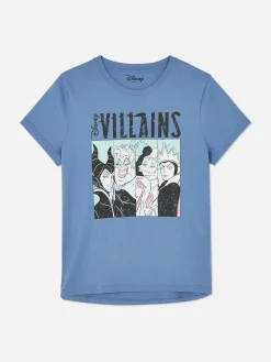 Tops Und T-Shirts|Primark „Disney Bösewichte“ T-Shirt Mit Grafik Dunkelblau