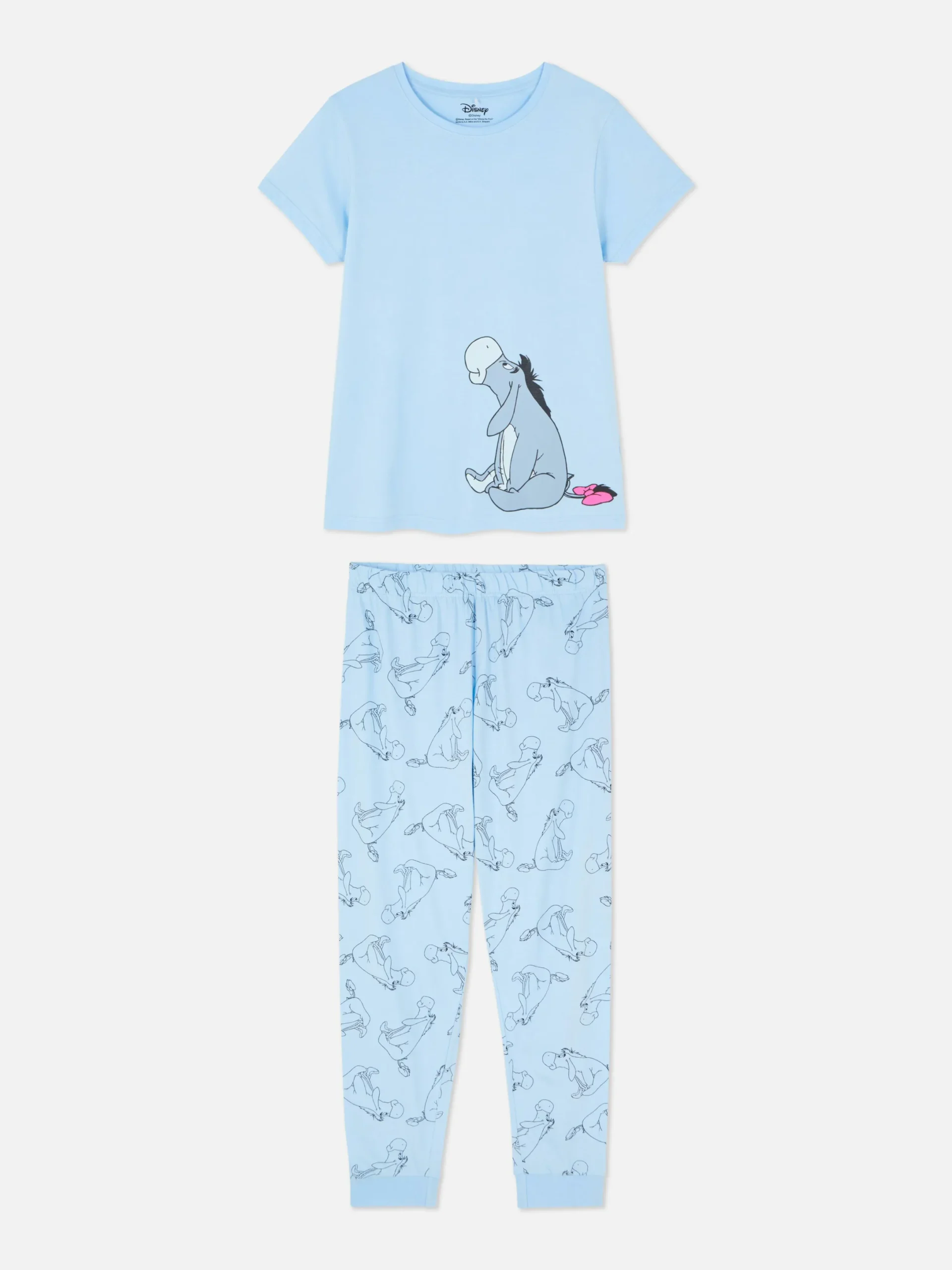 Schlafanzüge|Primark „Disney Charaktere“ T-Shirt-Schlafanzug Blau