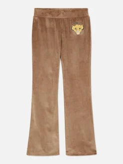 Schlafanzughosen|Primark „Disney Der König Der Löwen“ Schlafanzughose Aus Velours Schokoladenbraun
