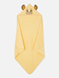 Baden Und Wickeln|Primark „Disney Der König Der Löwen“ Kapuzenhandtuch Zum 30. Jubiläum Senffarben