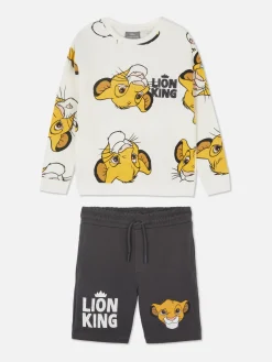 Sets Und Outfits|Primark „Disney Der König Der Löwen“ Sweatshirt Und Shorts Ecrufarben