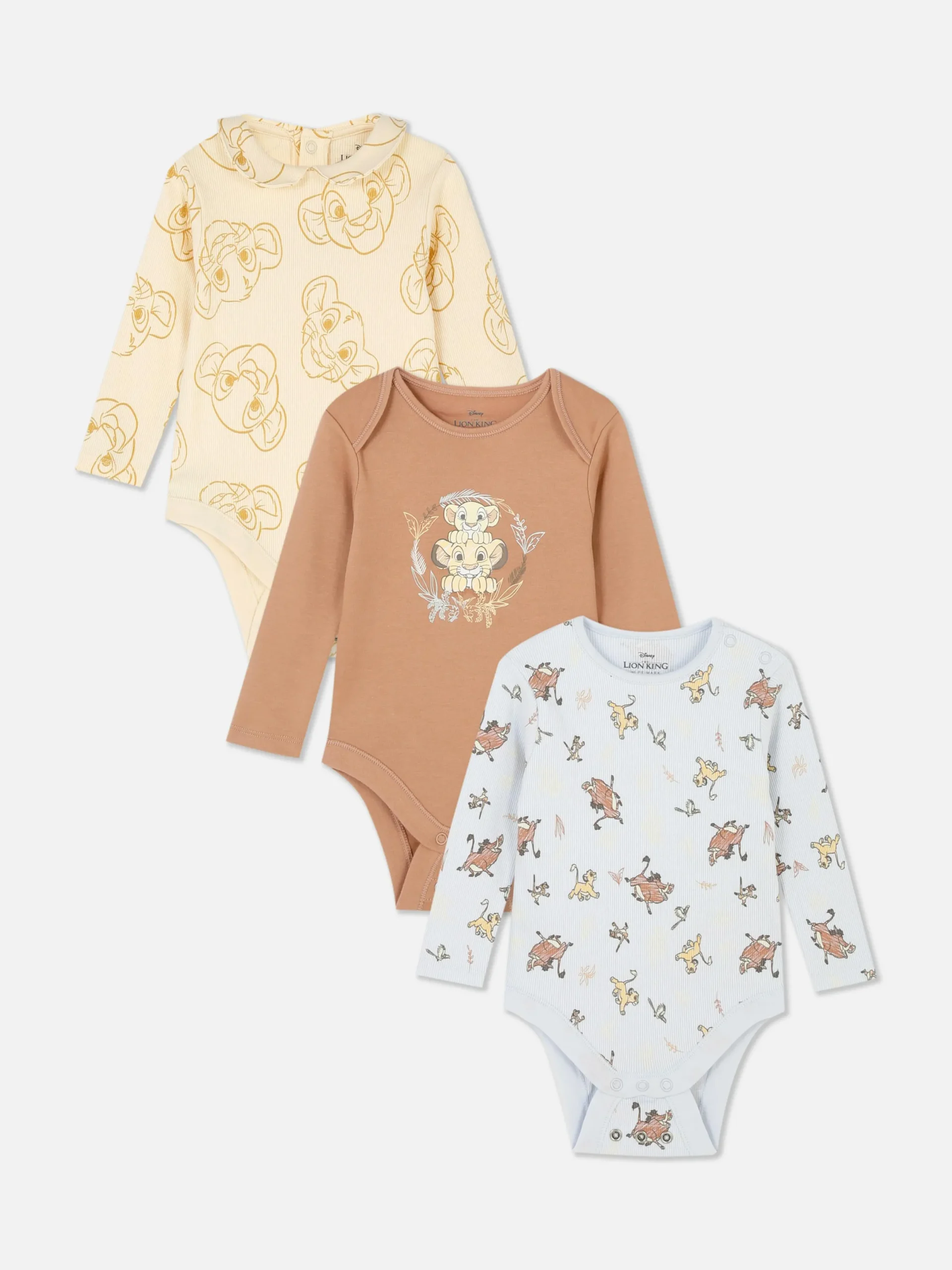 Bodys Und Westen|Primark „Disney Der König Der Löwen“ Bodysuits, 3er-Pack Multi