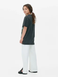 Tops Und T-Shirts|Primark „Disney Der König Der Löwen“ T-Shirt In Acid-Wash-Optik Zum 30. Jubiläum Anthrazitfarben