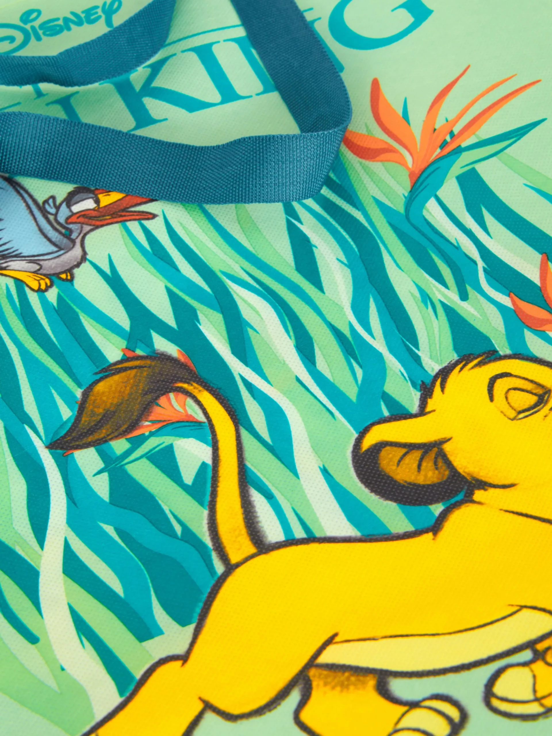 Reiseaccessoires|Primark „Disney Der König Der Löwen“ XL-Tragetasche Grün